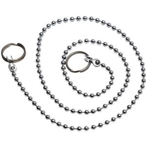 Sanivesk Kogelketting + Ringen 50cm Chroom 4pp | Toilet & afvoer