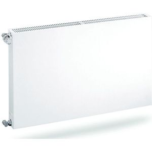 Sanivesk vlakke Plaatradiator Duo Raya Wit 60x60cm 985 watt