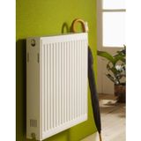 Paneelradiator haceka sanivesk duo 60x90 cm wit zij-aansluiting