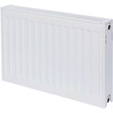 Paneelradiator haceka sanivesk una 140x40 cm wit zij-aansluiting (998 watt)