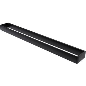 Handdoekhouder haceka aline grey 60,8x3,5 cm aluminium mat zwart