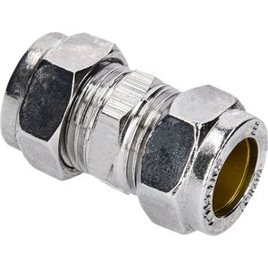 Knel Recht 12x12mm Chroom