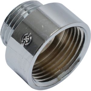 Draad Recht Verloop 3/4F x 1/2M Chroom