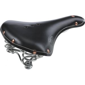 Selle Monte Grappa Zadel Old Frontiers Classic 28 Cm Veer Zwart