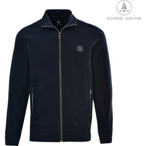 Chris Cayne - Herenvest - Donkerblauw - Met Ritssluiting - Met Zakken