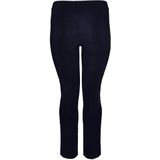 Yoek Straight Fit Broek van Travelstof DOLCE Donkerblauw