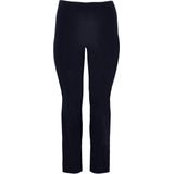 Yoek Straight Fit Broek van Travelstof DOLCE Donkerblauw