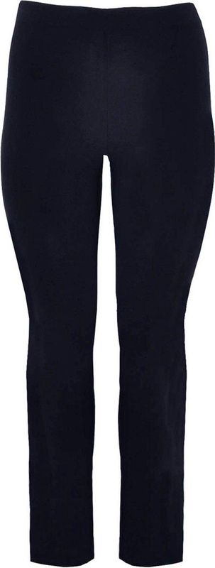 Yoek Straight Fit Broek van Travelstof DOLCE Donkerblauw