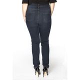 Yoek | Grote maten - dames jeans skinny fit - donkerblauw