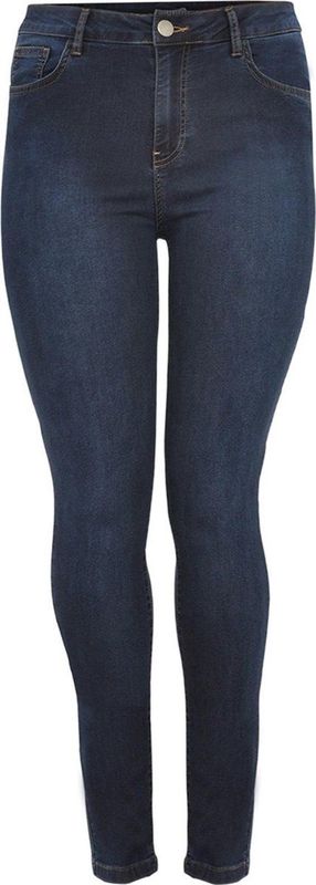 Yoek | Grote maten - dames jeans skinny fit - donkerblauw
