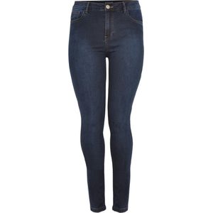 Yoek | Grote maten - dames jeans skinny fit - donkerblauw