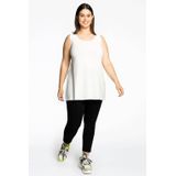 YOEK - DOLCE - Singlet - Ecru - Mouwloos - Ronde Hals