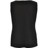 Yoek Top Travelstof Zwart