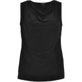 Yoek Top Travelstof Zwart