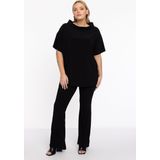 Yoek Bootcut Broek DOLCE van Travelstof Zwart