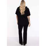 Yoek Bootcut Broek DOLCE van Travelstof Zwart