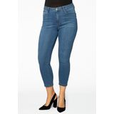Yoek | Grote maten - dames jeans skinny 7/8 - lichtblauw