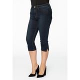 Yoek High Waist Skinny Capri Jeans Dark Denim