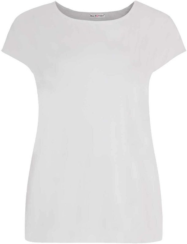 Yoek - T-shirt - Korte Mouwen - Zwart - Katoen