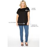 Yoek - T-shirt - Korte Mouwen - Ronde Hals - Viscose - Loose Fit