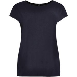 YOEK - Shirt - Navy - Kwartmouw - Normale Pasvorm