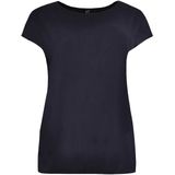 YOEK - Shirt - Navy - Kwartmouw - Normale Pasvorm