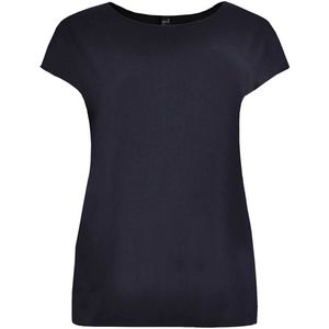 YOEK - Shirt - Navy - Kwartmouw - Normale Pasvorm