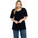 Yoek T-shirt van Travelstof DOLCE Donkerblauw