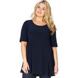 Yoek T-shirt van Travelstof DOLCE Donkerblauw