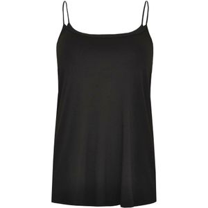 Yoek Spaghettitop A-line Zwart