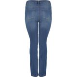 YOEK - High Waist Straight Leg Jeans - Lichtblauw