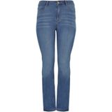 YOEK - High Waist Straight Leg Jeans - Lichtblauw