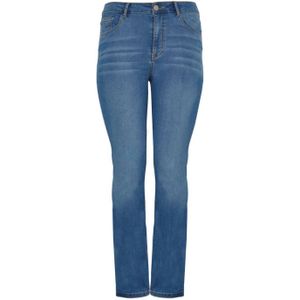 YOEK - High Waist Straight Leg Jeans - Lichtblauw