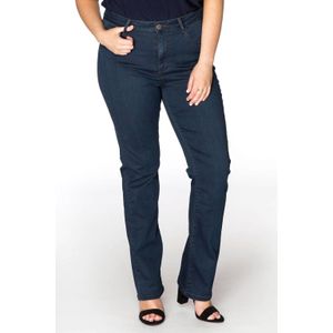 Yoek High Waist Straight Fit Jeans Dark Denim