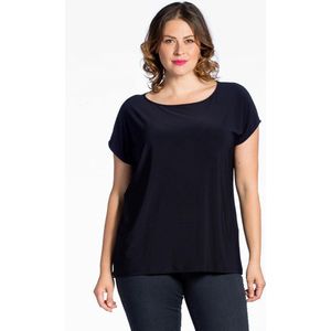 Yoek Basic T-shirt van Travelstof DOLCE Donkerblauw