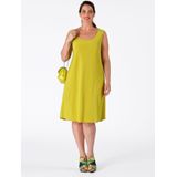 YOEK - Jurk - Lichtgroen - Knielengte - Mouwloos
