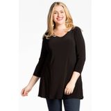 YOEK - DOLCE - Tuniek - Zwart - Travelstof