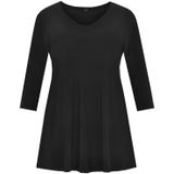 YOEK - DOLCE - Tuniek - Zwart - Travelstof