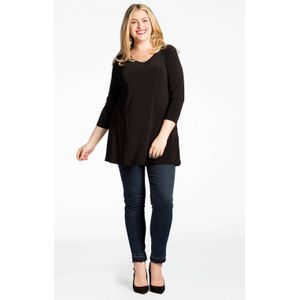 YOEK - DOLCE - Tuniek - Zwart - Travelstof