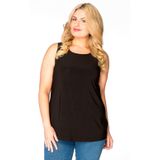 Yoek Singlet van Travelstof DOLCE Zwart