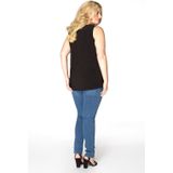 Yoek Singlet van Travelstof DOLCE Zwart