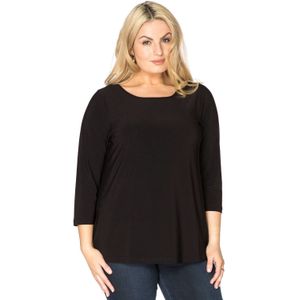 Yoek - Dames T-shirt Lange Mouw - Zwart