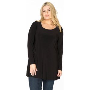 Yoek Longsleeve van Travelstof DOLCE Zwart