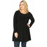 Yoek - Dolce - Longsleeve Tuniek - Zwart