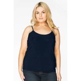 YOEK - DOLCE - Spaghettitop - Marine - Travelstof
