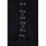 Jeans - Hoge Taille - Skinny Pasvorm - Met Rijgveter