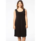 Yoek - DOLCE - Jurk - Zwart - Mouwloos - Ronde Hals - 105 cm