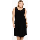 Yoek - DOLCE - Jurk - Zwart - Mouwloos - Ronde Hals - 105 cm