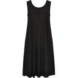Yoek - DOLCE - Jurk - Zwart - Mouwloos - Ronde Hals - 105 cm