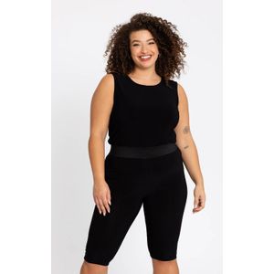 Yoek - Dames Fietsbroek - Zwart - Trend Slim Fit